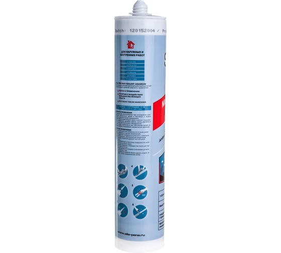 Силиконовый аквариумный герметик Sila PRO Max Sealant, AQ черный, 280 мл AQ2802