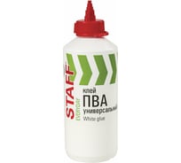 Универсальный клей STAFF ПВА 0,5 кг бумага, картон, дерево 606429
