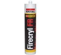 Акриловый герметик SOUDAL Фаеракрил FR 310 мл серый 107433