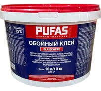 Клей готовый для всех видов обоев Pufas GLASGEWEBE морозостойкий 10 кг 31003