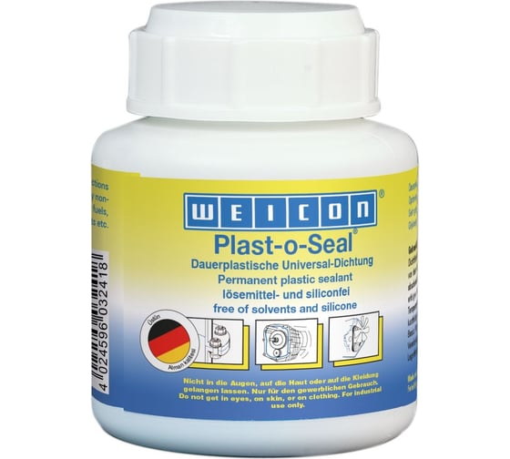 Пластичный материал WEICON Plast o Seal 120 г, эластичный, синий wcn30000120 1