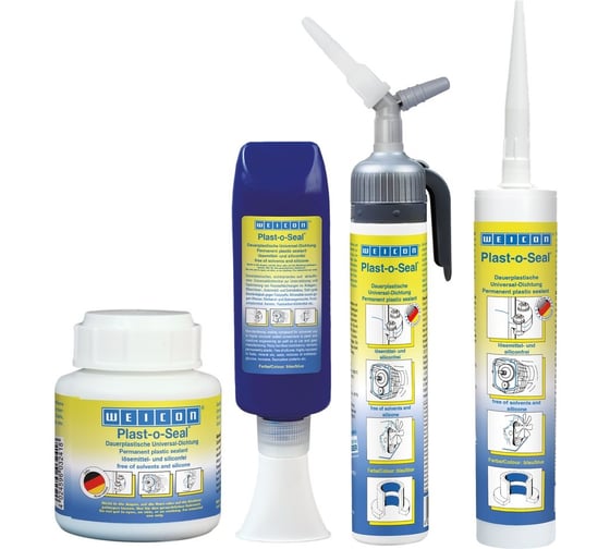 Пластичный материал WEICON Plast o Seal 120 г, эластичный, синий wcn30000120