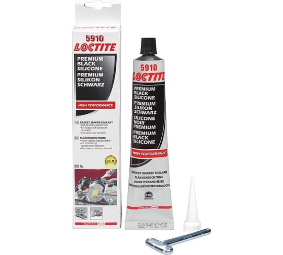 Силиконовый герметик LOCTITE SI 5910 нейтральный, черный  50 мл 2394515