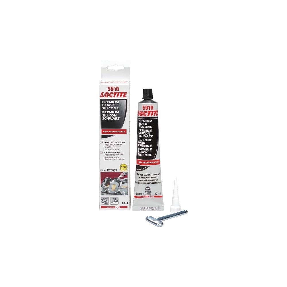 Силиконовый герметик LOCTITE нейтральный, черный SI 5910 80 мл 2394516 ...