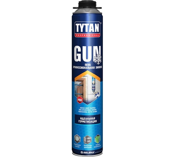 Пена монтажная TYTAN PROFESSIONAL gun профи, 750 мл, зимняя 270887
