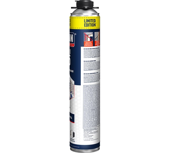 Пена монтажная TYTAN PROFESSIONAL 65 uni limited edition, профи, 750 мл 274815