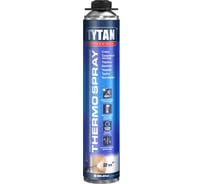 Теплоизоляция напыляемая TYTAN PROFESSIONAL THERMOSPRAY Профи 870 мл, полиуретан 272849