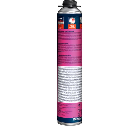 Пена монтажная TYTAN PROFESSIONAL low ex 60 профи, 750 мл, всесезонная 274652