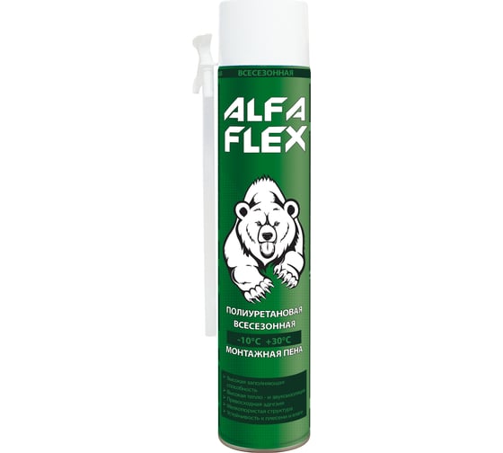 Монтажная пена ALFAFLEX всесезонная, до 40 л 528980 1