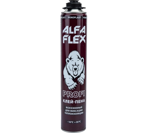 Клей-пена ALFAFLEX Profi пистолетная, всесезонная 756632