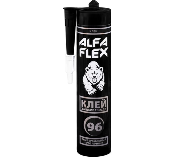 Клей ALFAFLEX жидкие гвозди, универсальный, прозрачный, 280 мл 534266