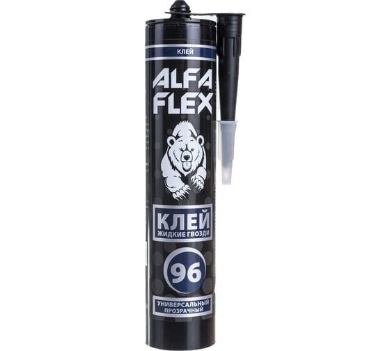 Клей ALFAFLEX жидкие гвозди, универсальный, прозрачный, 280 мл 534266