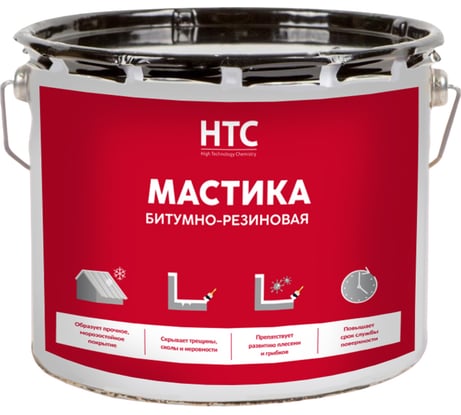 Мастика битумно-резиновая CEMMIX НТС, 3 кг 88903887
