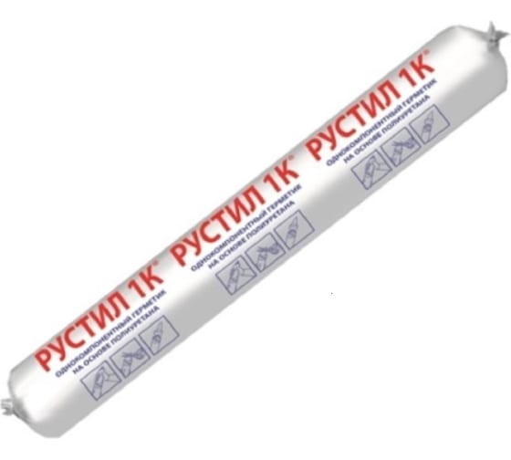 Полиуретановый герметик Рустил 1К, 600 мл, темно-серый, RAL 7016 61457988 1