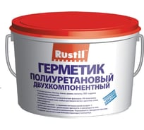Полиуретановый герметик Рустил 2К 12 кг, серый 61458008