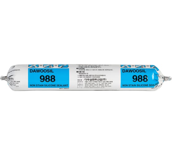 Герметик силиконовый DAWOOSIL 988 серый SSOS-001G