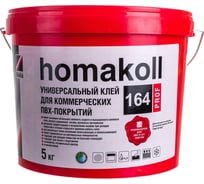 Клей Homakoll 164 Prof, для коммер. линолеума, 300-350 г/м2, 5 кг 54675