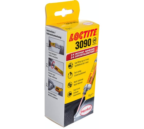 Двухкомпонентный клей с высокой заполняющей способностью LOCTITE 3090, 10гр + 1гр 1379599