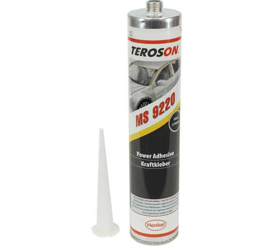 Клей-герметик TEROSON MS 9220, конструкционный, черный, 310 мл 2486102 1