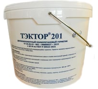 Мастика Тэктор 201 серый, 16,50 кг ЦБ-00018464