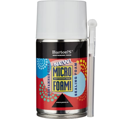Пена монтажная BARTON'S MICROfoam, 250  мл BR149