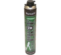 Профессиональная монтажная пена BARTON'S REALPROF 70, всесезонная до -18 градсов, 750 мл BR302