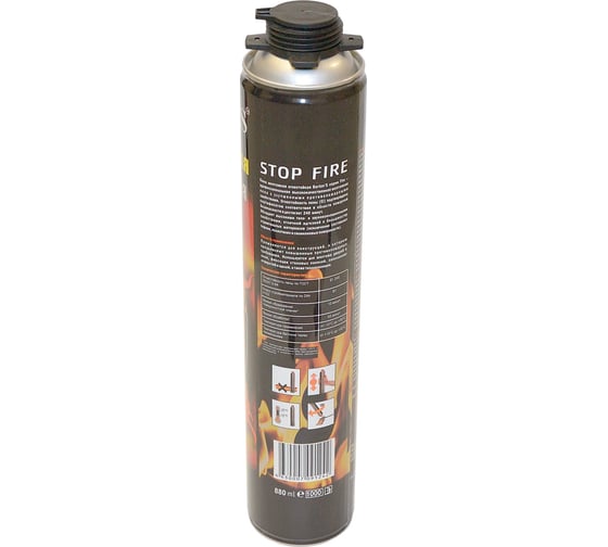 Огнестойкая монтажная пена BARTON'S STOP FIRE 870 мл BR285