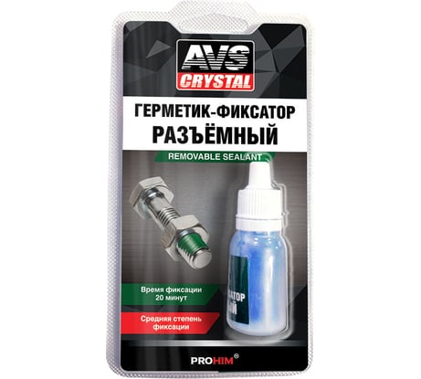 Анаэробный герметик-фиксатор средней фиксации Прохим 6 мл AVK-132 A78356S