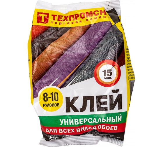 Клей для обоев Техпромснаб Универсальный 200 гр. 00101