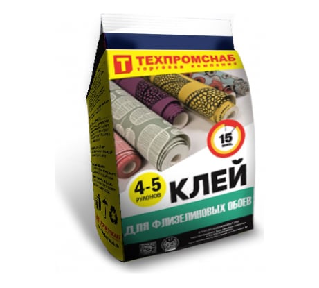 Клей для обоев Техпромснаб Флизелиновый 200 гр. 00100