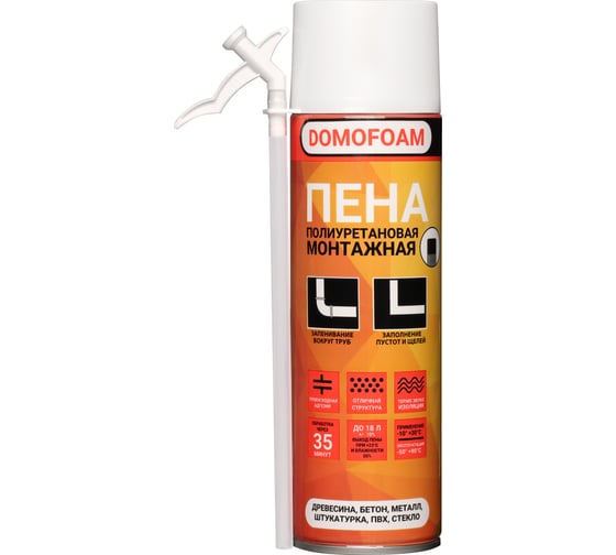 Пена монтажная DOMOFOAM Мини бытовая всесезонная 9413435