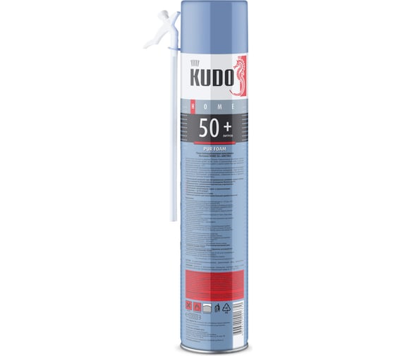 Полиуретановая монтажная пена KUDO HOME 50+ ARKTIKA 1000 мл 11605565