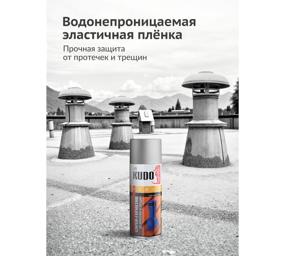 Герметизирующий спрей серый KUDO KU-H301