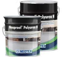 Покрытие гидроизоляционное гибрид (полимочевина-полиунетан) NEOTEX NEOPROOF POLYUREA H A+В 20кг RAL 1015 12981500