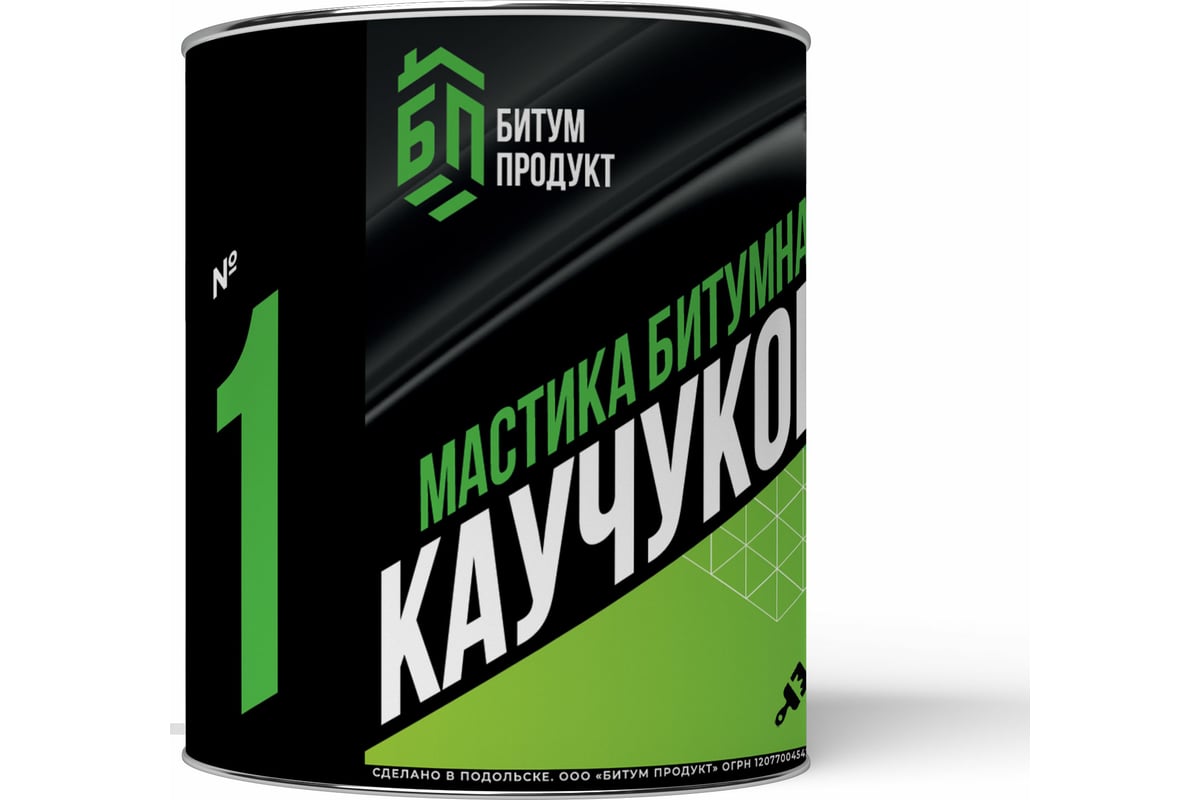 Битумно-каучуковая мастика БИТУМ ПРОДУКТ СБС 2 кг BP-12 - выгодная цена,  отзывы, характеристики, фото - купить в Москве и РФ