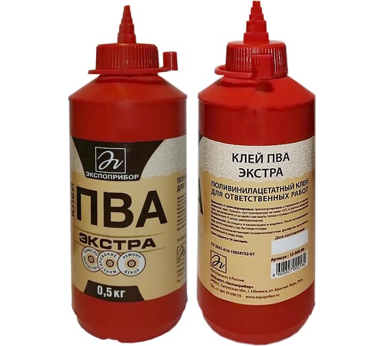 Клей ПВА Экспоприбор Экстра 0.5 кг 12-500-00