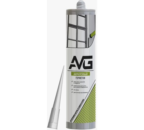 Акриловый герметик AVG Акрил белый