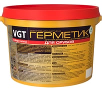 Акриловый высокоэластичный герметик для срубов VGT орегон, 15 кг 11607665