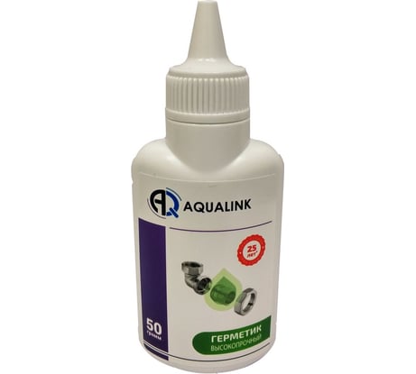 Анаэробный клей-герметик AQUALINK высокопрочный, 50 г 2935 02935