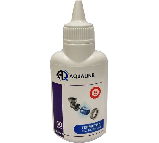 Анаэробный клей-герметик AQUALINK разборный, 50 г 2932 02932