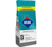 Керамическая затирка ATLAS белый, 2 кг (1-20 мм) 001-СER