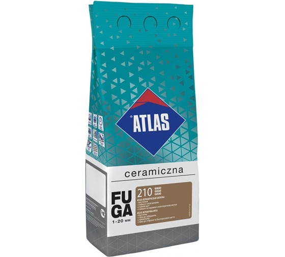 Керамическая затирка ATLAS какао, 2 кг (1-20 мм) 210-СER