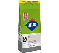 Цементная затирка ATLAS пепельный, 2 кг (1-7 мм) 202-CEM