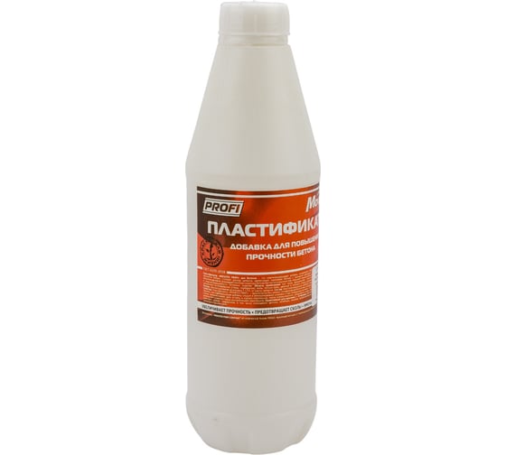 Пластификатор Movatex PROFI добавка для повышения прочности бетона, 1 л Т31835