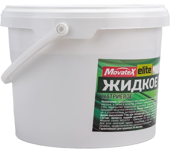 Жидкое стекло Movatex Elite 3,5 кг Т03689
