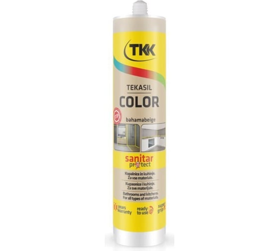 Герметик ТКК Tekasil color черный 51686