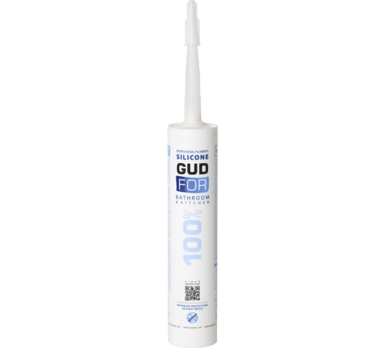 Силиконовый санитарный герметик GUDFOR прозрачный 100% 310 ml 03-9-1-008