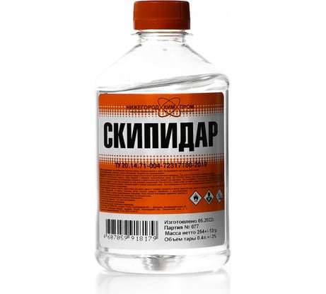 Скипидар, ПЭТ 0,4 л. НХП 4607059918179