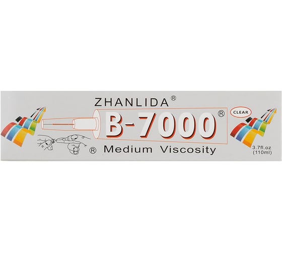 Клей универсальный герметик ZHANLIDA B-7000 прозрачный, для ремонта телефона, смартфона, прозрачный, соединения металла, стекла, пластика, дерева. 110 мл 0L-00028709