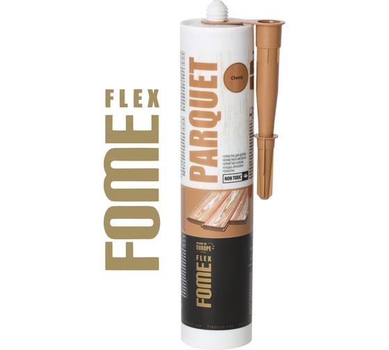 Герметик для дерева вишня FOME FLEX Parquet 300 мл 01-4-2-023